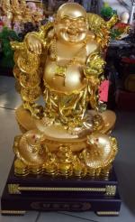 Thần Tài thạch anh vàng
